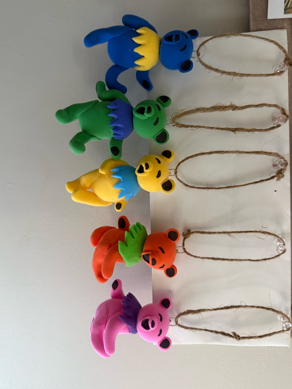 handmade to order Grateful dead dancing bears ornaments